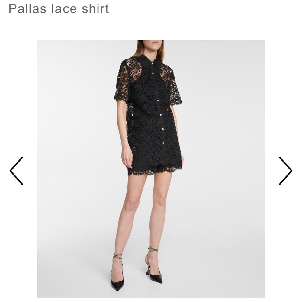 STAUD palace lace shirt